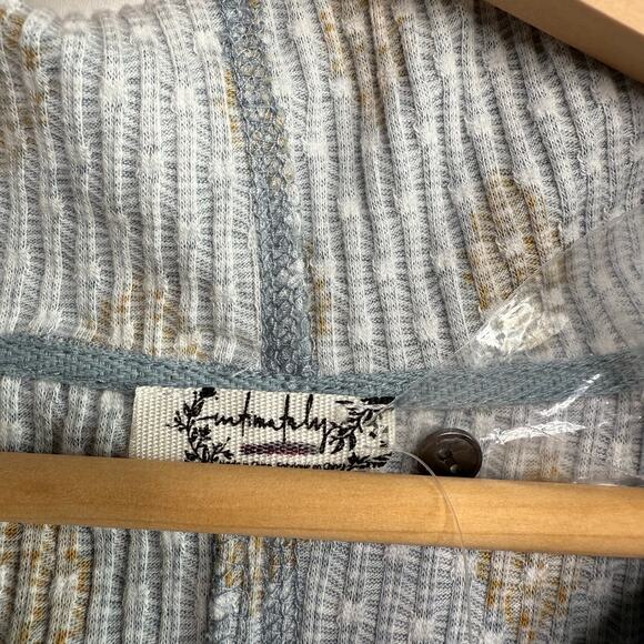 Free People long johns lil' bit lou flare one-piece loungewear thermal cotton - Picture 5 of 8